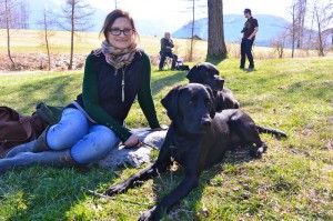 Tanja und ihr Famous Blackcap "Selah"